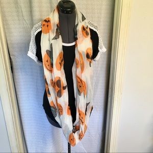 Pumpkin/Halloween infinity scarf